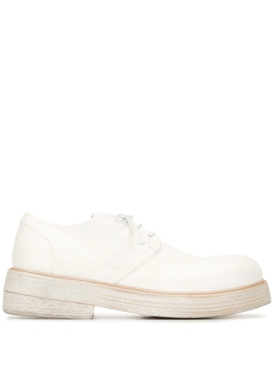 Marsèll Lace-up Leather Oxford Shoes In White