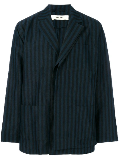 Damir Doma Striped Blazer - Blue