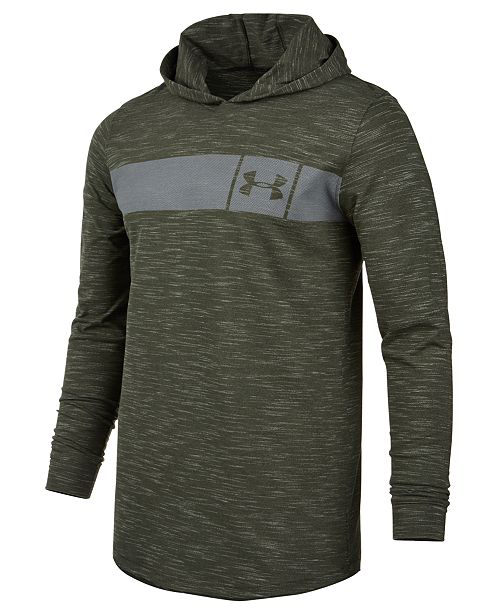 olive green under armour hoodie