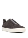 Vince Conway Suede Flint Sneakers In Graphite