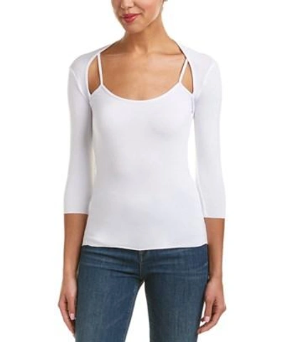 Bailey44 Attached Shrug Tank In White