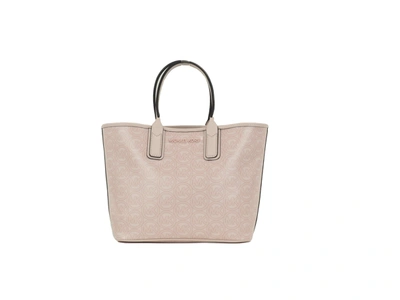 Michael Kors Jodie Small Powder Blush Jacquard Recycled Polyester Tote Women's Handbag In Multi
