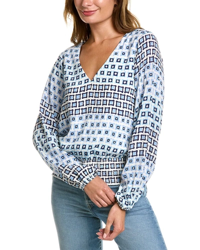 Sail To Sable Smocked Top In Multi