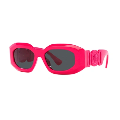 Versace Ve 4425u 536787 54mm Mens Irregular Sunglasses In Pink