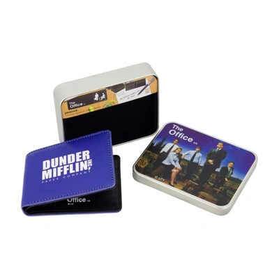 Concept One The Office Dunder Mifflin Inc. Paper Company Bifold Wallet, Slim Wallet With Decorative Tin For Men In Multi