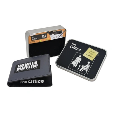 Concept One The Office Dunder Mifflin Inc. Paper Company Bifold Wallet In A Decorative Tin Case, Multi
