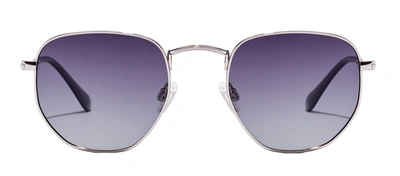 Hawkers Sixgon Drive Hsdr22sgmp Sgmp Geometric Polarized Sunglasses In Grey