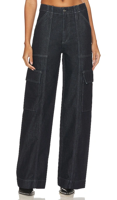 Ag High Rise Wide Leg Cargo Trouser Jeans In Prince St