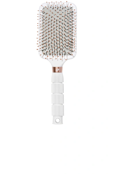 T3 Smooth Paddle Professional Styling Brush (1 Piece) In White