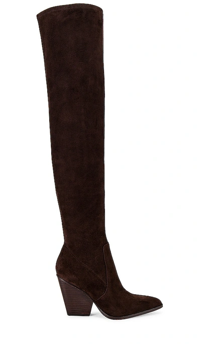 Veronica Beard Lalita Pointed Toe Over The Knee Boot In Multi