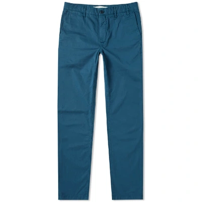 Norse Projects Aros Light Twill Chino In Blue