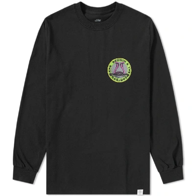 Bedwin & The Heartbreakers Long Sleeve Morris Tee In Black