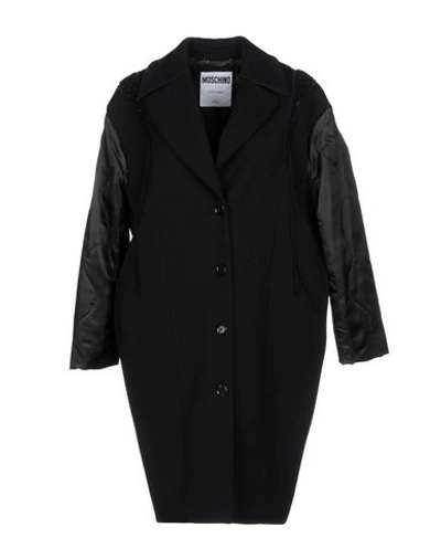 Moschino Full-length Jacket In Black