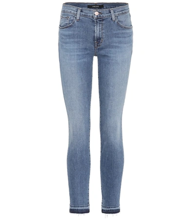 J Brand 811 Mid-rise Skinny Jeans In Blue