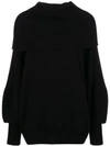 Givenchy Oversized Cashmere Sweater In Black