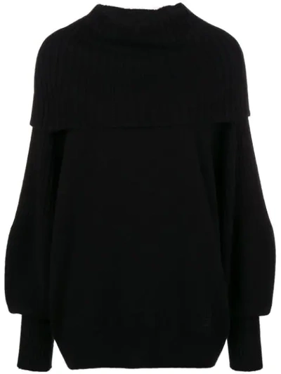 Givenchy Oversized Cashmere Sweater In Black
