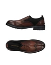 Frankie Morello Lace-up Shoes In Brown