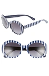 Kate Spade Cindra 54mm Gradient Round Sunglasses - Blue