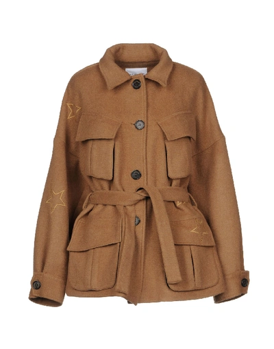 The Editor Coats In Brown