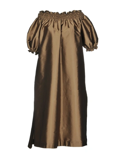 Rossella Jardini Knee-length Dress In Khaki