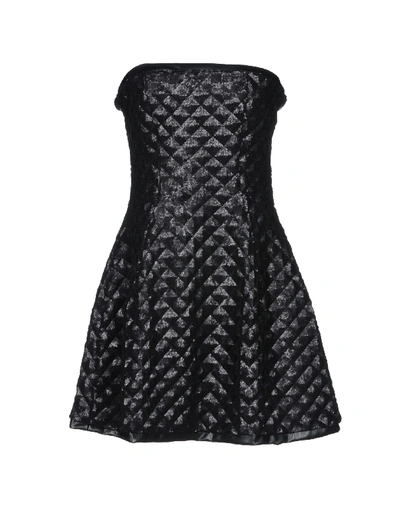 Pin Up Stars Short Dress In Black