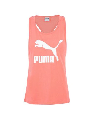 Puma Tops In Salmon Pink