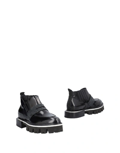 Alberto Guardiani Ankle Boots In Black