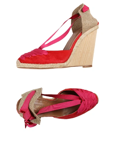 Aquazzura Espadrilles In Red