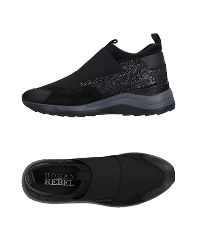 Hogan Rebel Trainers In Black