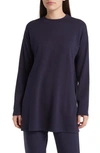 Eileen Fisher Crewneck Boxy Tunic In Nocturne