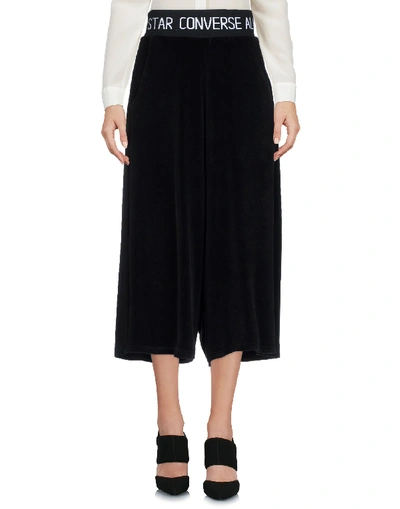 Converse Cropped Trousers & Culottes In Black