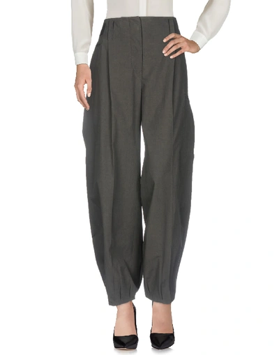 Lemaire Casual Trousers In Steel Grey