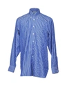 Hilditch & Key Shirts In Blue