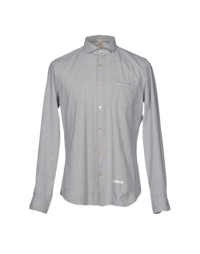 Dnl Checked Shirt In Dark Blue