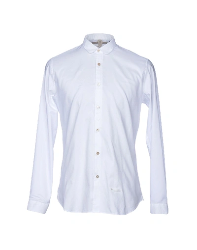 Dnl Solid Color Shirt In White