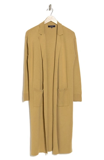 Rachel Rachel Roy Notched Collar Open Front Cardigan In Camel