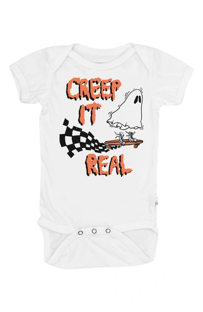 Feather 4 Arrow Babies' Creep It Real Bodysuit In White