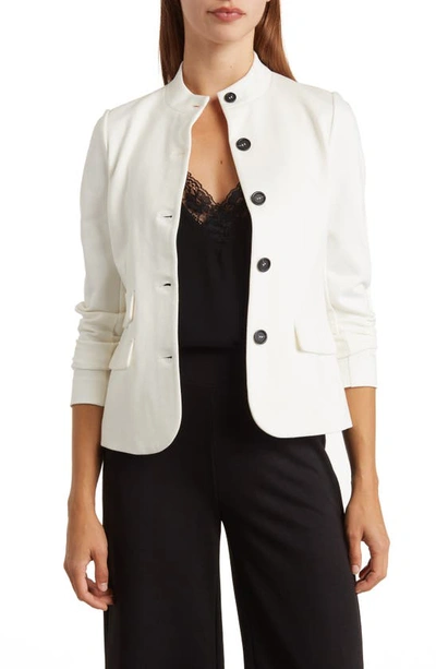 By Design Lee Button Front Blazer In Gardenia