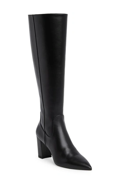 Stuart Weitzman Renegade Block Heel Boot In Black