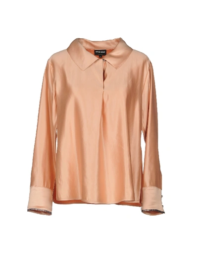 Giorgio Armani Blouse In Pale Pink