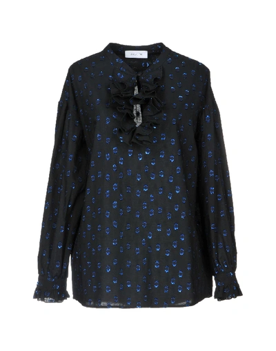 Aglini Blouse In Dark Blue