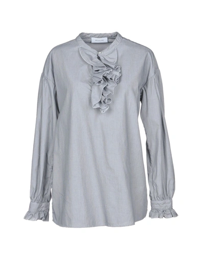 Aglini Blouse In Grey