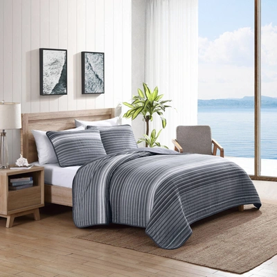 Nautica Coveside Twin Reversible Quilt And Sham Set In Multi