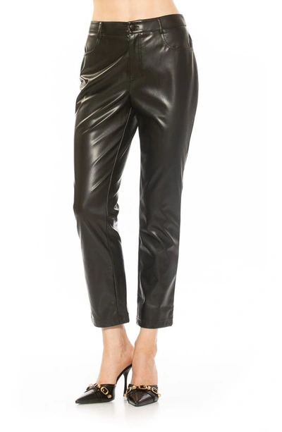 Alexia Admor Mila Faux Leather Pants In Black