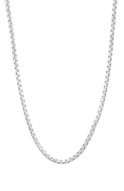 Effy 925 Sterling Silver Box Chain In White