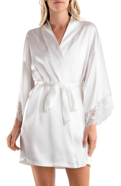 In Bloom By Jonquil Bridal Wrap Robe In Ivory