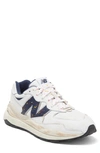 New Balance 5740 Sneaker In White/ Natural Indigo