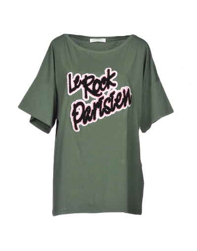 Pierre Balmain T-shirts In Military Green