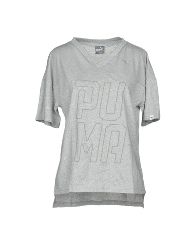 Puma T-shirts In Light Grey