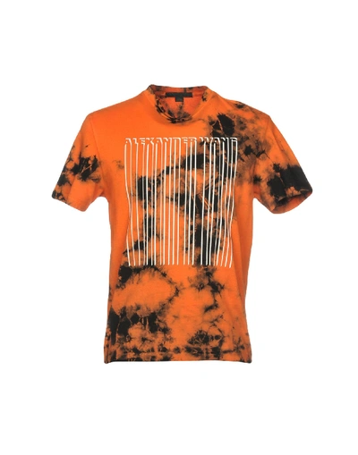 Alexander Wang T-shirt In Orange